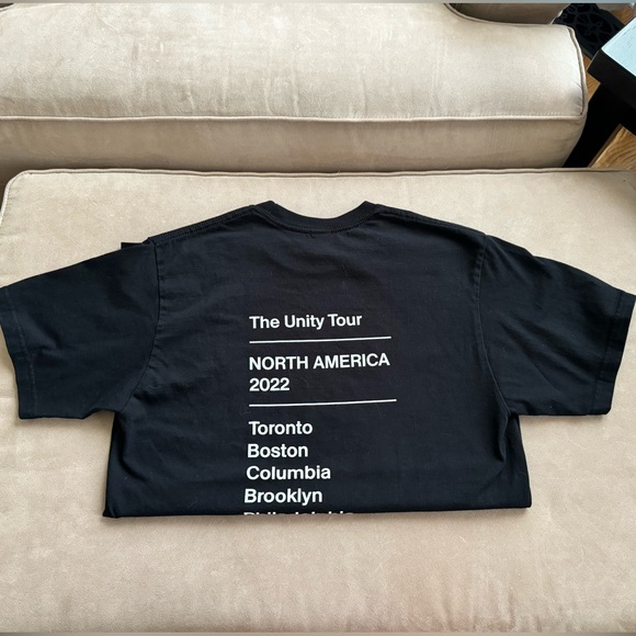 OFFICIAL New Order Pet Shop Boys Unity North American tour tee medium - Picture 5 of 6